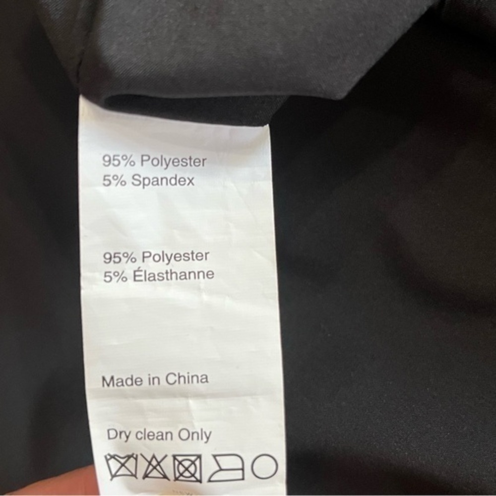 KaufmanFranco Dress Sz 2 Knee Length Heavy Sleeveless Black Blue Timeless Formal - Picture 6 of 7